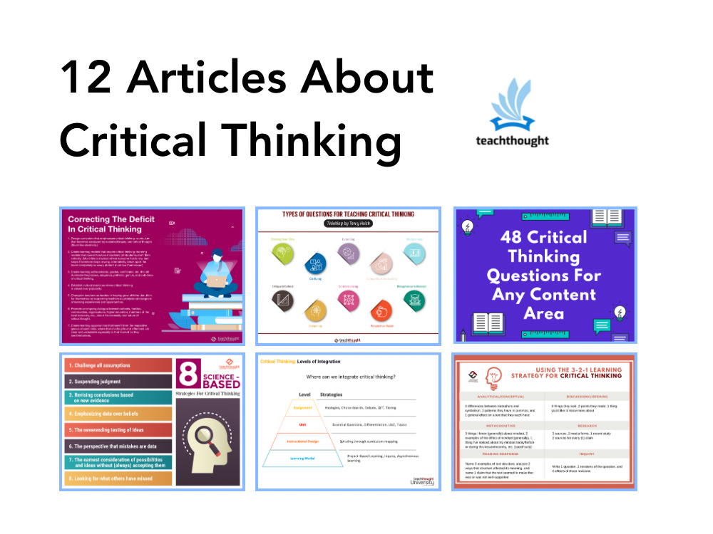 12 Articles About Important Considering – TeachThought